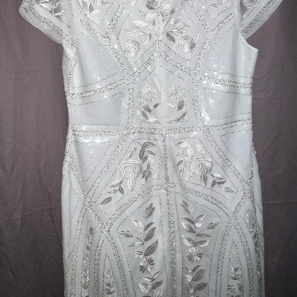 Lulus white lace beaded dress. Size xl - Picture 2 of 4